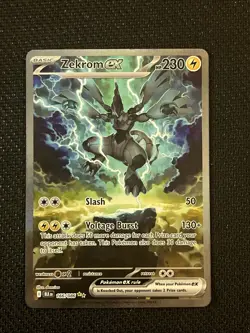 Zekrom EX #166/086 Pokemon Black Bolt Special Illustration Rare Holo - Image 1