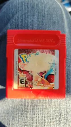 Pokemon Red Version (Nintendo Game Boy,) Authentic Untested - Image 1