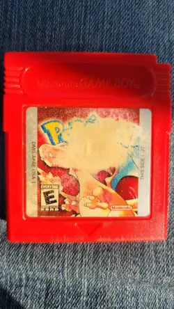 Pokemon Red Version (Nintendo Game Boy,) Authentic Untested - Image 2