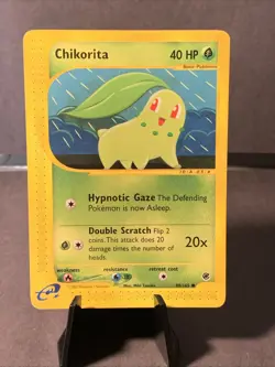 Pokemon TCG Chikorita Expedition Set #99/165 Non Holo Common LP/MP 2002 WOTC VTG - Image 1