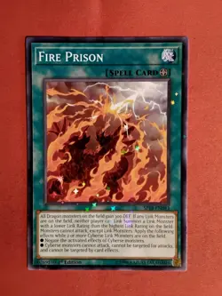 Yu-Gi-Oh! Fire Prison SP18-EN043 - Starfoil Rare 1st Edition - Unplayed Mint+ - Image 1