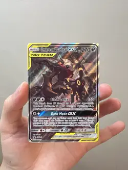 Pokemon TCG Umbreon & Darkrai GX #SM241 Black Star Promo Tag Team NEAR MINT NM - Image 1