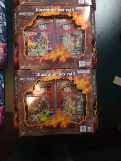 One Piece TCG Illustration Box Vol 5 (4) and Vol 6 BUNDLE SEALED (4) 8 total - Image 3