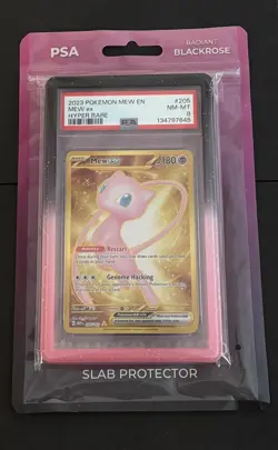 Pokemon Mew ex 205/165 Hyper Rare - SV 151 - Scarlet & Violet - PSA 8 W/ Guard - Image 1