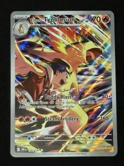 Pokemon Ethan’s Typhlosion 190/182 SV10 Destined Rivals DRI Near Mint NM IR - Image 1