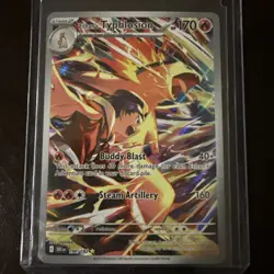 2025 Pokemon S&V Destined Rivals Ethan’s Typhlosion IR 190/182 Pack Fresh 🔥 - Image 1