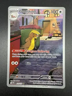 Pokemon TCG Gumshoos Illustration Rare 153/132 Mega Evolution English IR NM/MT - Image 1