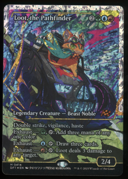 Loot, the Pathfinder - Fracture Foil - Showcase - MTG Aetherdrift - RareCo - Image 1