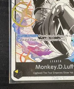 ONE PIECE TCG STARTER ST29-001 MONKEY D LUFFY LEADER ALT ART - ENGLISH - Image 4