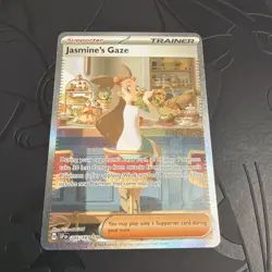 Pokemon TCG Jasmine's Gaze Card 245/191 Sir Sv: Surging Sparks - Image 1