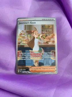 Pokemon TCG Jasmine's Gaze Card 245/191 Sir Sv: Surging Sparks - Image 1