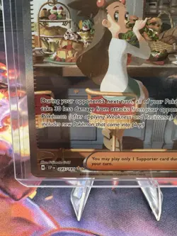 Pokemon TCG - 2025 Jasmine's Gaze 245/191 SIR Trainer Surging Sparks M/NM - Image 5