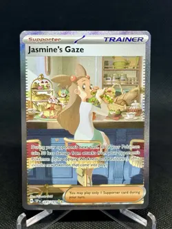 Pokemon TCG Jasmine's Gaze 245/191 SIR Surging Sparks Near Mint Free Shipping - Image 1