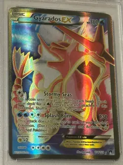 Gyarados EX Pokemon XY Breakpoint #114 Full Art 2016 PSA Graded Near Mint 7 Card - Image 2
