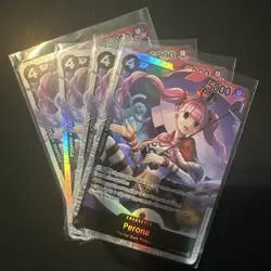 Perona OP06-093 x4 Playset Wings of the Captain One Piece English NM SR Foil - Image 1