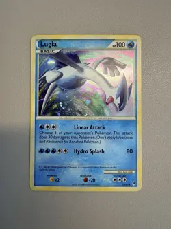 Pokemon TCG Lugia Holo Rare Card 15/95 2011 Call of Legends LP- - Image 1