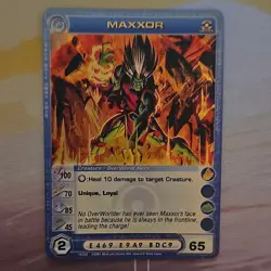Chaotic TCG Maxxor Ultra Rare Creature Card #15/232 2007 English MAX E - Image 1