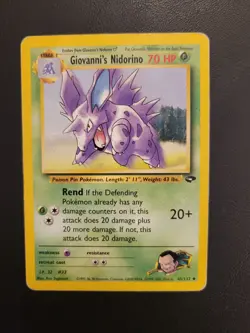 Pokemon Card Giovanni's Nidorino - 45/132 Gym Challenge Unlimited - Image 2