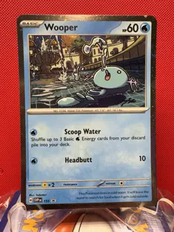 Wooper Cosmos Holo Black Star Promo - SVP155 Pokemon Card NM #435 - Image 1