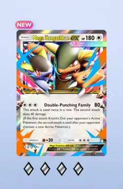 [Digital Card] Mega Kangaskhan EX 4 Diamonds Pokemon Tcg Pocket - [ENG] - Image 1