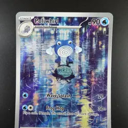 Poliwhirl 176/165 Pokemon Scarlet & Violet Holo Full Art Card - Image 2