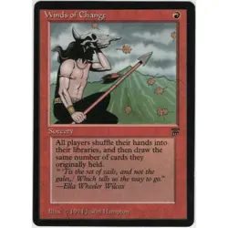 MTG Winds of Change #172 Red Card 1994 Legends Set 1990s Magic the Gathering VTG - Image 1
