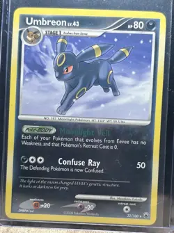 Umbreon Lv.43 32/100 Non Holo Rare Majestic Dawn Pokemon Card - Image 1