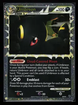 Umbreon (Prime) 86/90 Ultra Rare Holo Undaunted Pokemon Card - Image 1