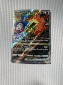 Pokemon TCG Charizard VSTAR SWSH262 Holo Promo Card Near Mint Condition - Image 1