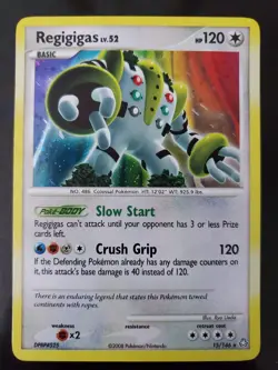 Regigigas 15/146 Holo Bleed Rare Pokemon TCG Card DP Legends Awakened NM - Image 1