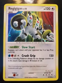 Regigigas 15/146 Holo Bleed Rare Pokemon TCG Card DP Legends Awakened NM - Image 3