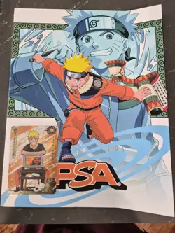 2025 PSA Magazine x Kayou Exclusive Naruto Uzumaki Promo Card & Base Cover Dec. - Image 1