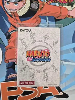 2025 PSA Magazine x Kayou Exclusive Naruto Uzumaki Promo Card & Base Cover Dec. - Image 2