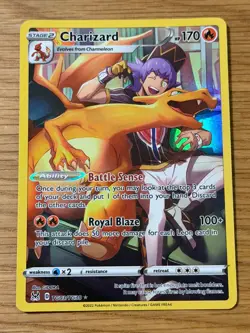 Pokemon TCG Charizard SWSH Lost Origin, TG03/TG30, Near Mint Condition - Image 1
