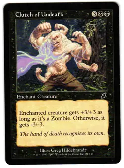 Magic_the_gathering Scourge Clutch of Undeath #61 2003,LP,MTG Common - Image 1