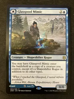 MTG Magic the Gathering Glasspool Mimic (60/457) Zendikar Rising NM/M - Image 1