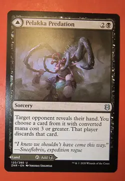 MTG: ZENDIKAR RISING, PELAKKA PREDATION / / PELAKKA CAVERNS, REG, 120/280 NM - Image 1