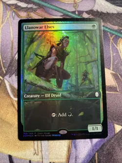 Llanowar Elves | Magic: the Gathering | Dominaria | Open House Promo | LP - Image 1