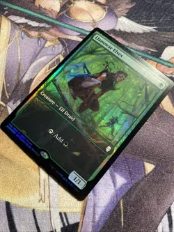 Llanowar Elves | Magic: the Gathering | Dominaria | Open House Promo | LP - Image 3