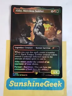 Abby, Merciless Soldier (Rainbow Foil) Secret Lair Last Of Us Foil - Image 1