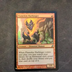 Mtg Magic The List Flamekin Harbinger FOIL English NM - Image 1