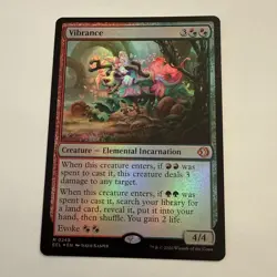 Vibrance FOIL 249 Lorwyn Eclipsed ECL MTG Mythic Unplayed Mint Elemental M/NM - Image 1