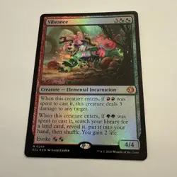 Vibrance FOIL 249 Lorwyn Eclipsed ECL MTG Mythic Unplayed Mint Elemental M/NM - Image 2