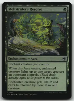 Meltstrider's Resolve foil U Edge of Eternities 199 NM - Image 1