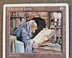 Library of Leng - Fourth Edition (4ED) - Magic: The Gathering NM (DS3D1PQ)...... - Image 3