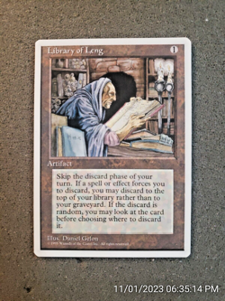 Library of Leng - Fourth Edition (4ED) - Magic: The Gathering NM (DS3D1PQ)...... - Image 5