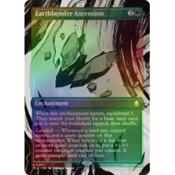 FOIL EARTHBENDER ASCENSION (BORDERLESS) X4 Avatar: The Last Airbender TLA MTG - Image 1