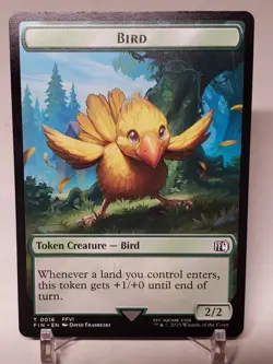 MTG Final Fantasy Wizard/Bird Token - Image 2