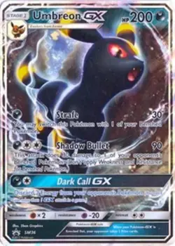 Damaged Umbreon GX - SM36 - SM Black Star Promos Pokemon SM Promos - Image 1