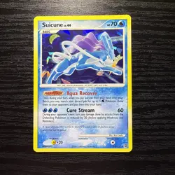 2007 Pokemon Diamond Pearl Secret Wonders Suicune Promos Holo Cracked Ice 19/132 - Image 1